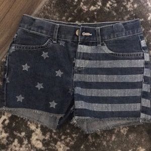 4th if July denim shorts